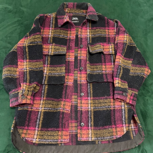 ZARA fleece shacket - Picture 3 of 3